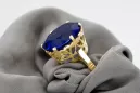 Ring Sapphire 14K Yellow gold Vintage vrc130y